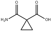 1-Carbamoylcyclopropanecarboxylic acid Structure